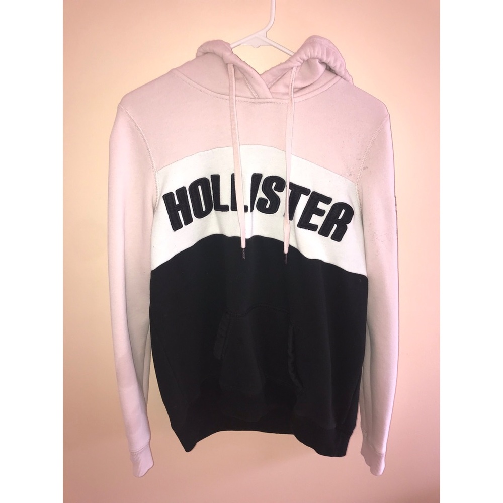 Hollister Womens Colorblock Logo Light Pink